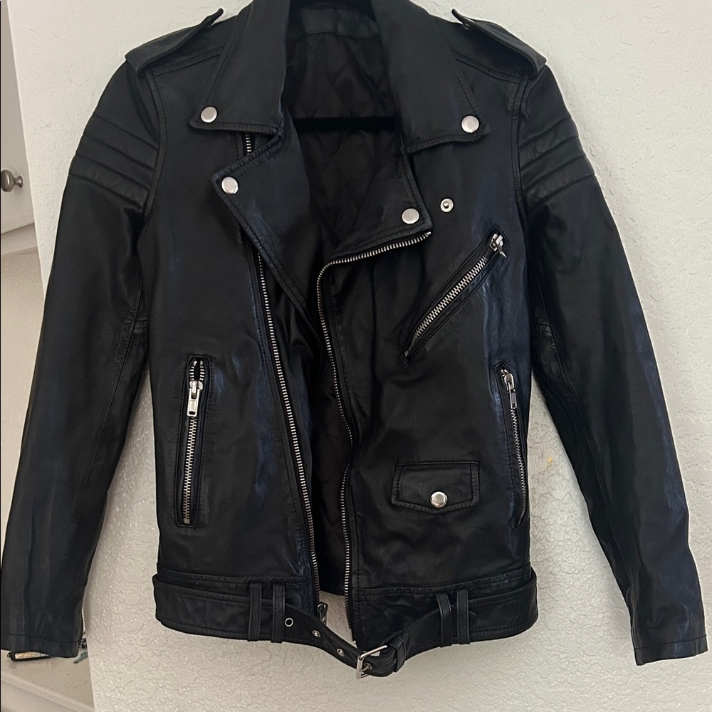 BLK DIM Classic Black Biker Jacket
